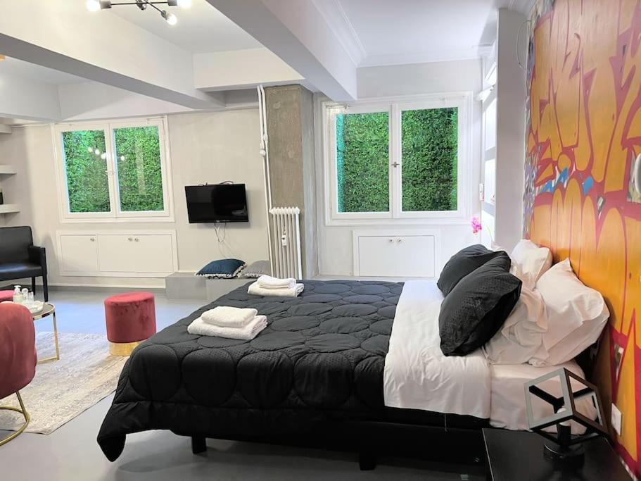 Brand New Modern Street-Style Studio /City Center Atény Exteriér fotografie